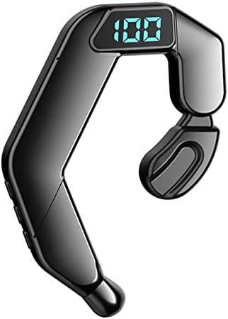 XUnion Едното Ухо Безжични Bluetooth Слушалки, Bluetooth 5.2 Led Дисплей Проводимост Стерео Слушалки Спортен Слушалка За Шофиране Слушалки
