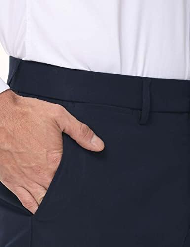 Мъжки Класически панталони, намаляване на Soojun, Устойчиви На бръчки, Комфортни Панталони с гъвкава талия