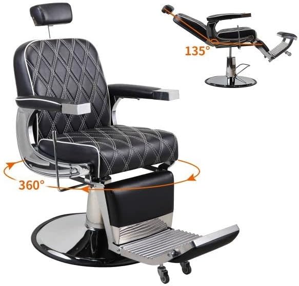 FUNEAER Ъпгрейд Вашия салон с помощта на нашия откидывающегося фризьорски стол - хидравличен, с регулируема облегалката за глава