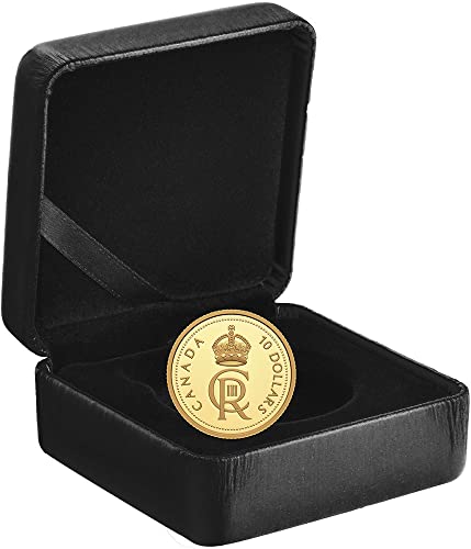 2023 Royal DE шифър притежава една PowerCoin Крал Чарлз Iii Златна монета 10$ Канада 2023 Пруф
