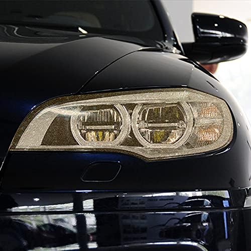 HLLebw Автомобили на Прожекторите Оттенък на Черна Защитно Фолио Прозрачен Стикер от TPU за BMW X5 E70 M 2007 2013