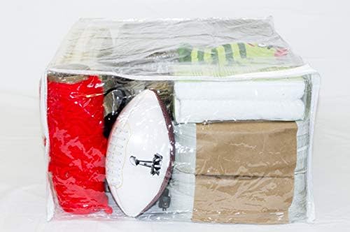 Пакети за съхранение на дрехи Vinylpac от прозрачна пластмаса с размер 17 x 20 x 10 см, 10 x (прозрачни, прах и устойчиви