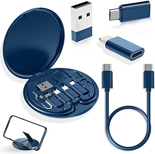 USB Адаптер C, Кабел за зареждане Micro USB Адаптер USB кабел C Светкавица, Адаптер Lightning към USB C, Кабел Зарядно за кола за iPhone, Samsung Galaxy, MacBook Pro / Air