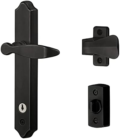 Комплект лостове Ideal Security Door ML с засовом с ключ (4 багажник, матово-черен)