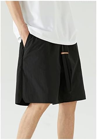 LEPSJGC Мъжки къси панталони за двойки, Ежедневни Спортни Свободни Летни Панталонки с Еластична талия, Дишащи Шорти за улицата (Цвят: D, Размер: Малък)