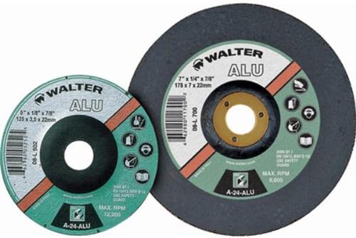 Шлифовъчни кръгове Walter 08L900 9x1/4x7/8 ALU за алуминий и цветни метали Тип 27, опаковка 25