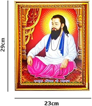 Фоторамка Suninow God sant ravidas Религиозната картина в рамка, за стена и Пуджа / Индуистская Фоторамка Bhagwan Devi Devta / Плакат с