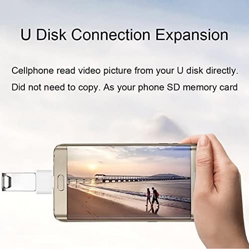 USB Адаптер-C за свързване към USB 3.0 Male (2 опаковки), съвместим с Samsung Galaxy S20 + ви позволява да добавяте допълнителни