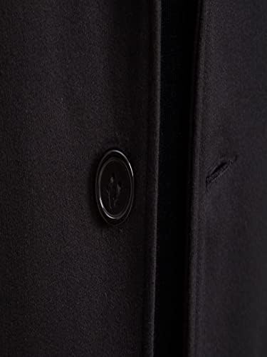 Якета OSHHO за жени и мъже, Однотонное палто копчета отпред, 1 бр. (Цвят: черен, Размер: Малък)