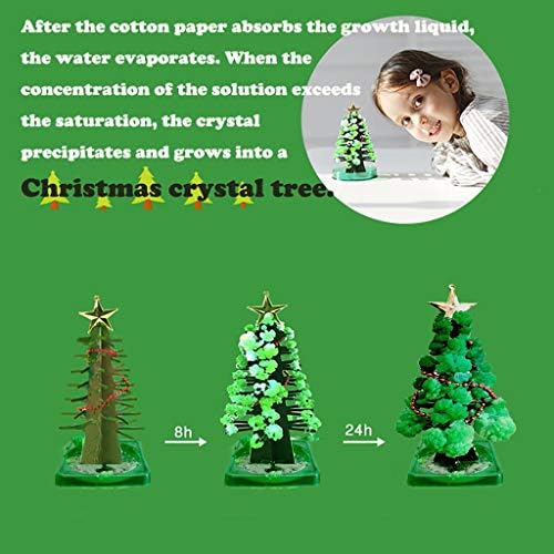 Sinifer Коледно Дърво от хартия със собствените си ръце, Магическо Кристално Растящо Дърво, Ново, Подарък за Момичета и момчета,