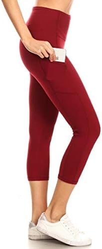 Дамски Спортни панталони за йога Depot с висока талия и джобове - Капри и Пълна дължина