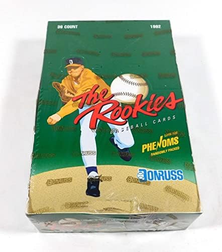 1992 Donruss Baseball The Rookies Box Запечатани (36 опаковки) - Бейзболни картички