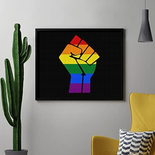 Флаг на Гордостта на ЛГБТ Юмрук Диамантена Живопис Комплекти Планински Кристал, Картини, Произведения на плавателни съдове по Номера