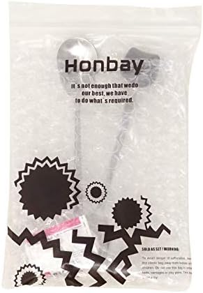 Honbay 2 бр., скъпа котешка лъжица, чаена лъжичка от неръждаема стомана, кафеена лъжица, лъжица за захар, чаша за котки, черно-бял
