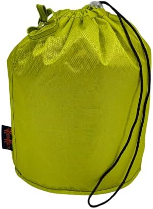 KnowKnits Green Apple Бижу Color GoKnit Чанта за проекта Плетене с линия и шнурком (Голяма)