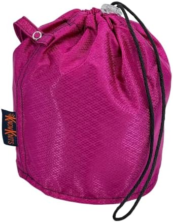 KnowKnits Tutti Frutti Jewel Color GoKnit Чанта за проекта Плетене с линия и шнурком (Голяма)
