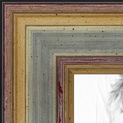 ArtToFrames Сребърна рамка за снимки с размер на 16x36 инча, тази изработени по поръчка на дървена рамка за плакат с размер 1,25