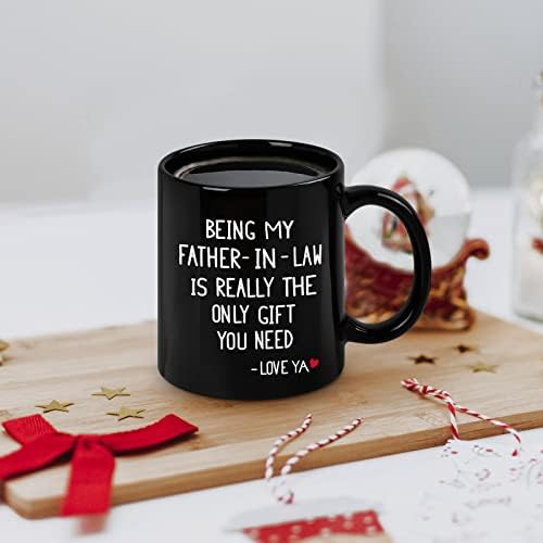 Кафеена чаша да Бъде мой тестем, Коледен подарък за свекър, подарък Идея за Ден на бащата за свекър от дъщеря си практика,