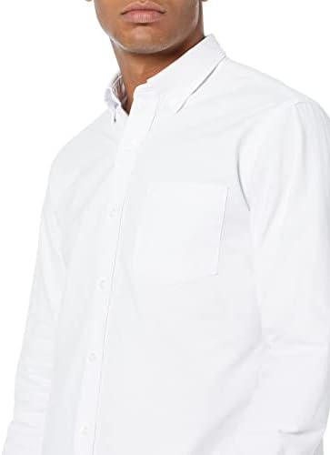 Мъжка риза оксфорд Essentials Обичайните размери с дълъг ръкав и С джоб