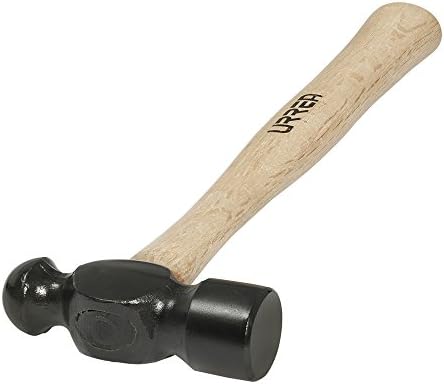 Jackhammer URREA Топка Pein - ударен инструмент, с тегло 8 грама с ковано желязо и машинно глава и ергономична дъбова дръжка - 1308PN