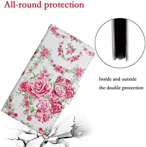 Чанта-портфейл XYX за Samsung A51 4G, Калъф-книжка с цветя модел от изкуствена кожа, панти Калъф за вашия телефон, за жени и Момичета,