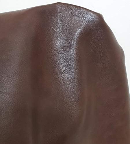 ЕСТЕСТВЕНА кожа |Кафява фин Мека изкуствена веганская кожа PU {Одобрен Пета за вегани} | 1 Ярд (с дължина 36 см x ширина