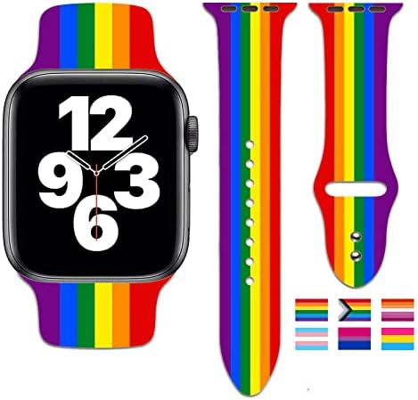 Въжета за часа, Съвместими с Apple Watch, Регулируеми Меки Силиконови Въжета, Подмяна на Маншет за iWatch серия 7 6 5 4 3 2 1
