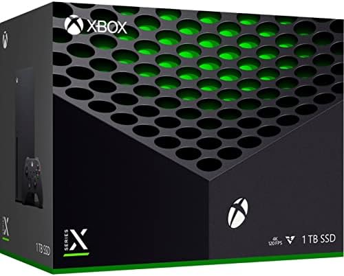 Игрова конзола Xbox Series X обем 1 TB + безжичен контролер, черен - Обратна съвместимост с хиляди игри, 16 GB оперативна памет