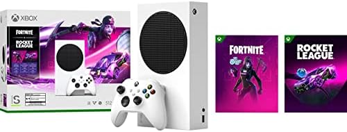 Конзолата на Microsoft Xbox серия S Fort nite и Rocket League в комплект с 512 GB SSD памет + 1 безжичен гейм контролер