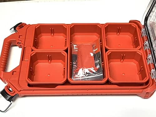 48-22-8435 За Milwaukee Tool Packout Компактен Органайзер, Калъф за инструменти с 5 Подвижни клетки за съхранение