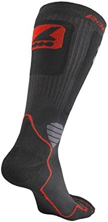 Високоефективни Мъжки чорапи Rollerblade за каране на ролкови кънки, Мультиспортивные, Черно-Червени