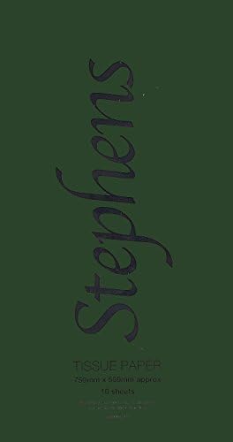 Подвижния хартия Stephens 750 x 500 мм - Светло зелено, 10 Листа