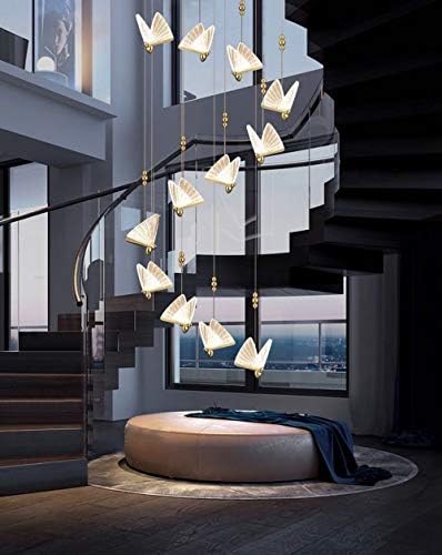 Художествена Полилей за моделиране на пеперуди, Нощна Лампа, Лампа за Главната Спалня, Луксозен лампа с дълга линия, Модерен Прост