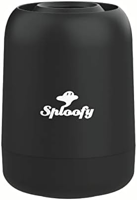 Sploofy PRO - Персонален дим въздушен филтър - със сменен патрон - Улавя дим и неприятна миризма - до 500 приложения (Black