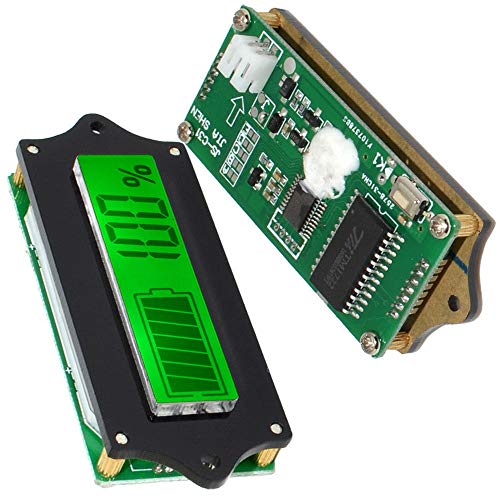 LCD Волтметър, Тестер за напрежение Капацитет на Оловно-киселинната батерия SENRISE за литий, фосфат желязо (3S 9,6-11,1 V Li-Lon батерия -