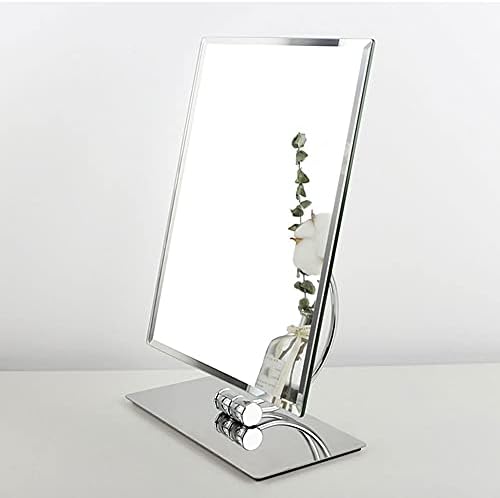 AKKIS Огледало с осветление за Грим Регулируема Гъвкаво огледало за грим, Ротация на 360 ° Складное Джобно Десктоп Тоалетен Огледало