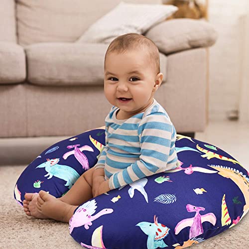 Детско Норковое Одеяло с Динозавром и 2 на Опаковката покрива възглавница За Хранене и Чаршаф за Бебешко легло