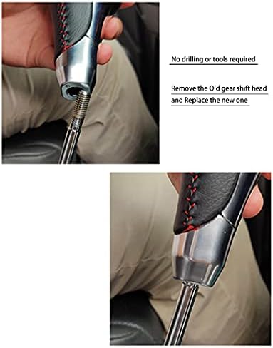 Подмяна на автоматична писалка за превключване на предавките от естествена кожа MICROCK за Toyota 4Runner 2010-2022, за