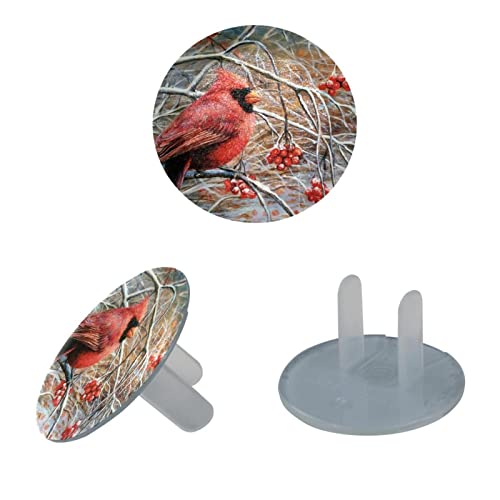 Капачки за контакти Winter Bird Cardinal 24 Бр. В опаковка - Защитни капачки за контакти, за деца – Здрави и устойчиви – Лесно да защитават вашите контакти от деца