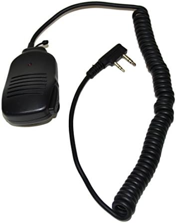 Микрофон HQRP 2 Pin ПР Mini Speaker е Съвместим с Kenwood TK-353, TK-355, TK-360, TK-360G, TK-370, TK-370G + HQRP Sun Meter