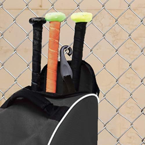 Бейзболна чанта за количка Athletico - Чанта за бейзболна бита на колела за бейзбол, тенис, софтбольного съоръжения за младежи,