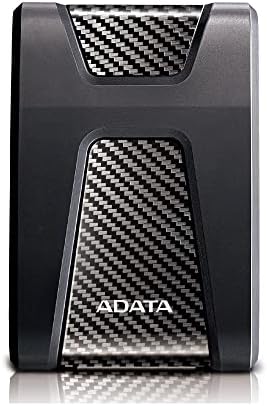 Външен твърд диск ADATA HD650 4TB USB 3.1, удароустойчив, черен (AHD650-4TU31-CBK)