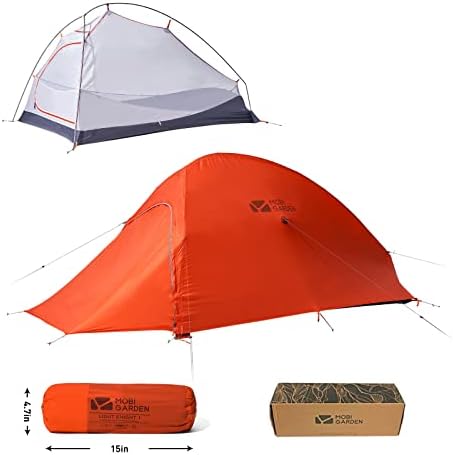 Къмпинг палатки МОБИ GARDEN на 1-3 човека, Сверхлегкая Туристическа палатка за туризъм и колоездене, лека туристическа палатка, водоустойчив, лек и компактен, с тегло 5,3