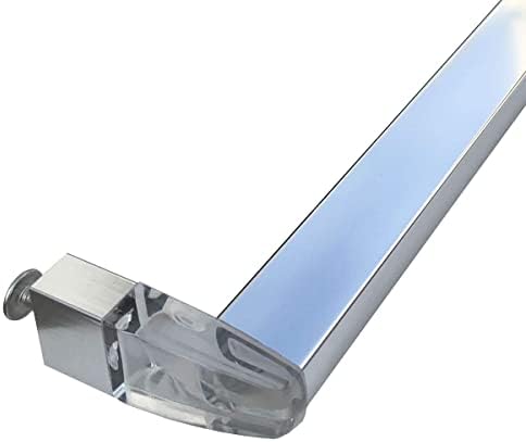 Лира за Плъзгащи Душ врати Gordon Glass® с дължина 30 см Хромирана рамка с Прозрачни с акрилни скоби