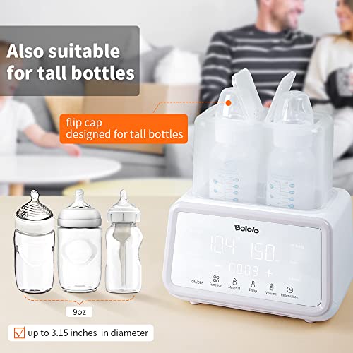 Нагревател бебешки бутилки |Bololo Нагревател бутилки за кърма | 500 W По-Мощна Бърз нагревател кърма | Нагревател на детски