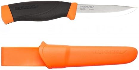 Нож Morakniv Companion за тежки условия на работа с острие от въглеродна стомана е sandvik, 0,125 /4.1 инча