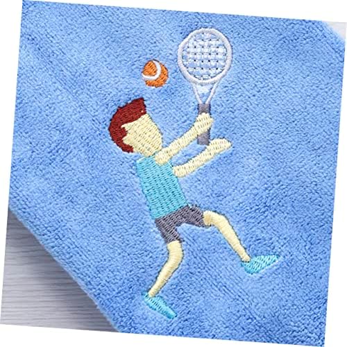 Кърпа от микрофибър CLISPEED Теннисное Синьо Сухо с Бродерия - за Futon кърпи За бързо движение с охлаждающими модели За тренировки Кърпи