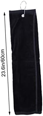 Кърпи CLISPEED Памучни Кърпи Кърпа с Кърпа на една Кука Спортно Кърпа Кърпа Външно Черна Кърпа Упражнения за Голф