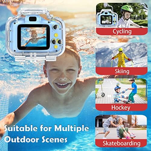 Miiulodi Детска Помещение за момчета, Водоустойчива Камера за деца, Подводни Цифрова Камера 1080P, Рожден Ден на Дете на възраст от