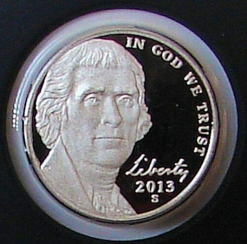 Монета Jefferson 2013 г. с никелово покритие - Изключителна монета - DCAM - Монетен двор на САЩ